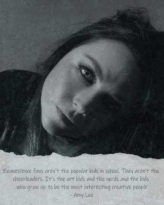 Keywords: fan art,amy lee,evanescence,amy quote,quote