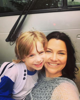 Amy Lee & her son Jack
